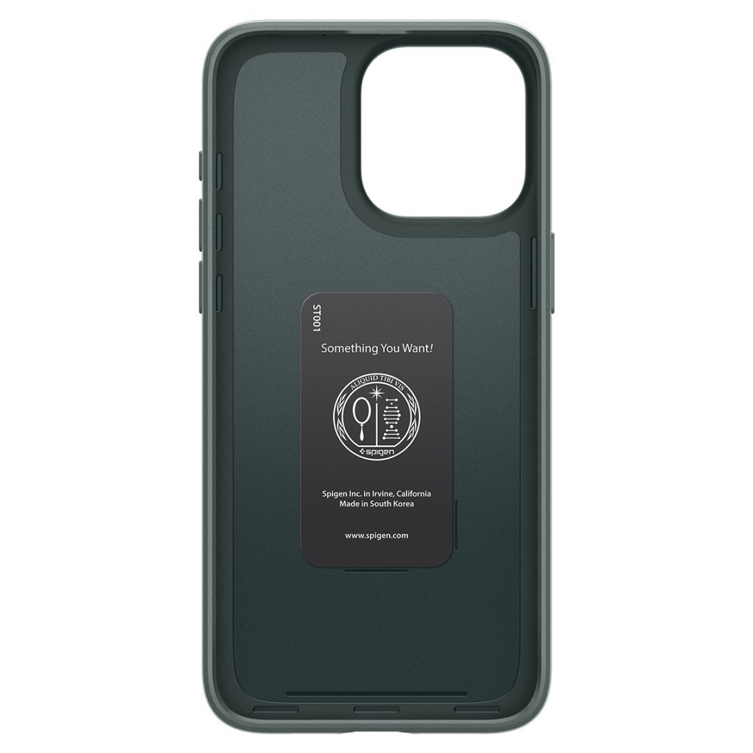 Spigen iPhone 15 Pro Case Thin Fit Abyss Green