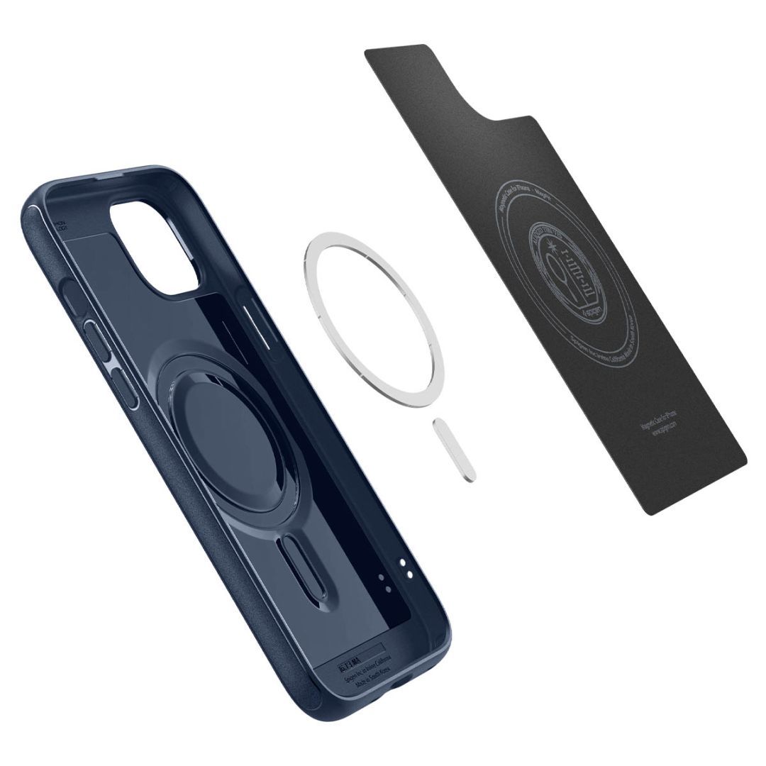 Spigen iPhone 15 Case Mag Armor MageSafe (MagFit) Navy Blue