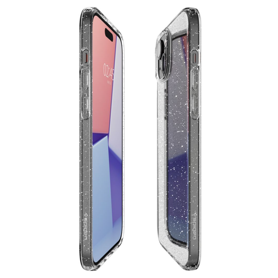 Spigen iPhone 15 Case Liquid Crystal Glitter Crystal Quartz