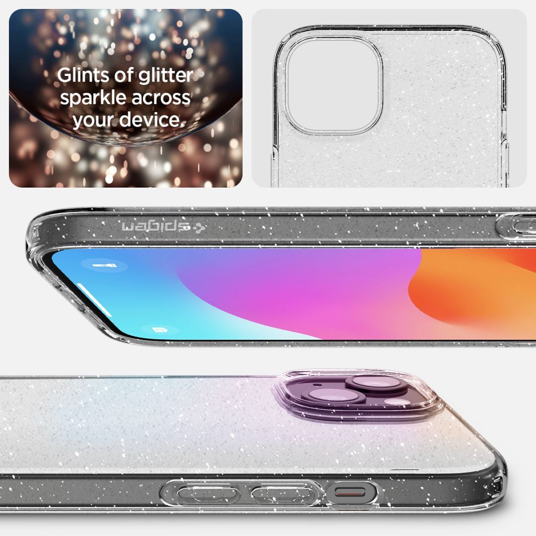 Spigen iPhone 15 Plus Liquid Crystal Glitter Crystal Quartz