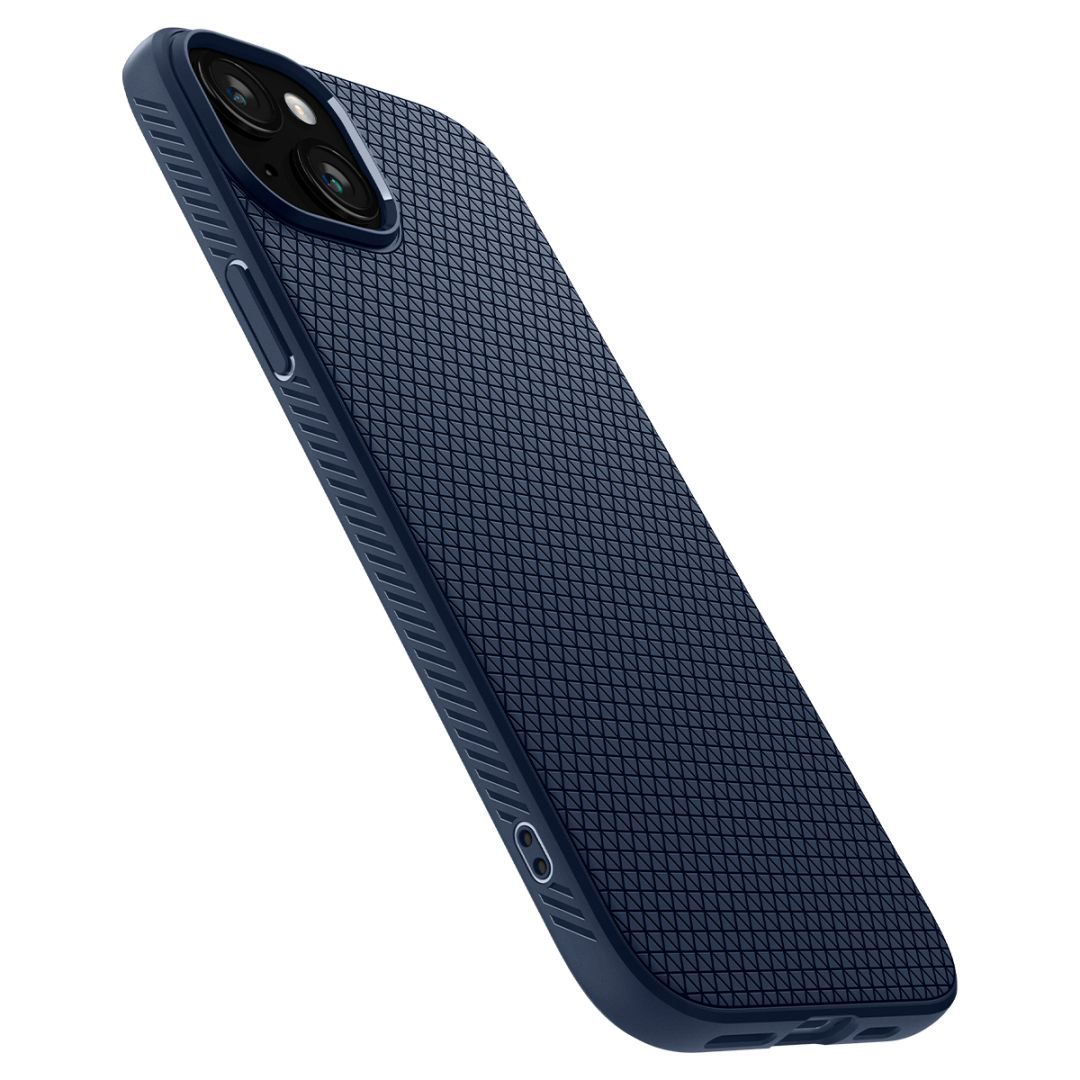 Spigen iPhone 15 Plus Case Liquid Air Navy Blue