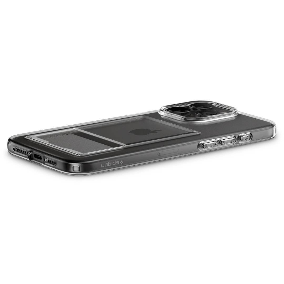 Spigen iPhone 15 Pro Max Case Crystal Slot Crystal Clear