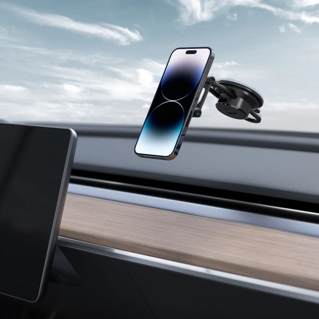 Spigen OneTap 3 Dash/Wind Magnetic Car Mount (MagFit) Black