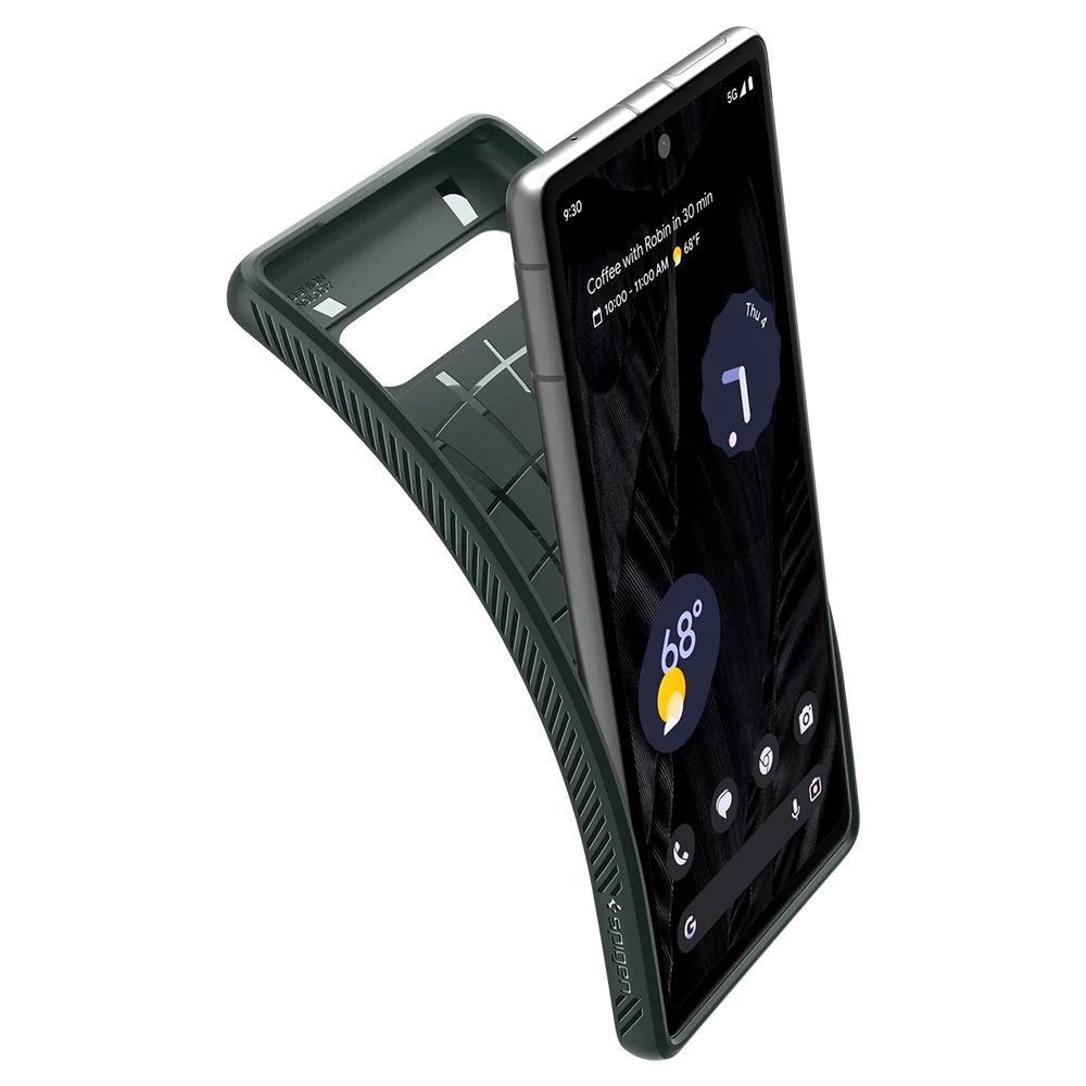 Spigen Pixel 7a Case Liquid Air Abyss Green