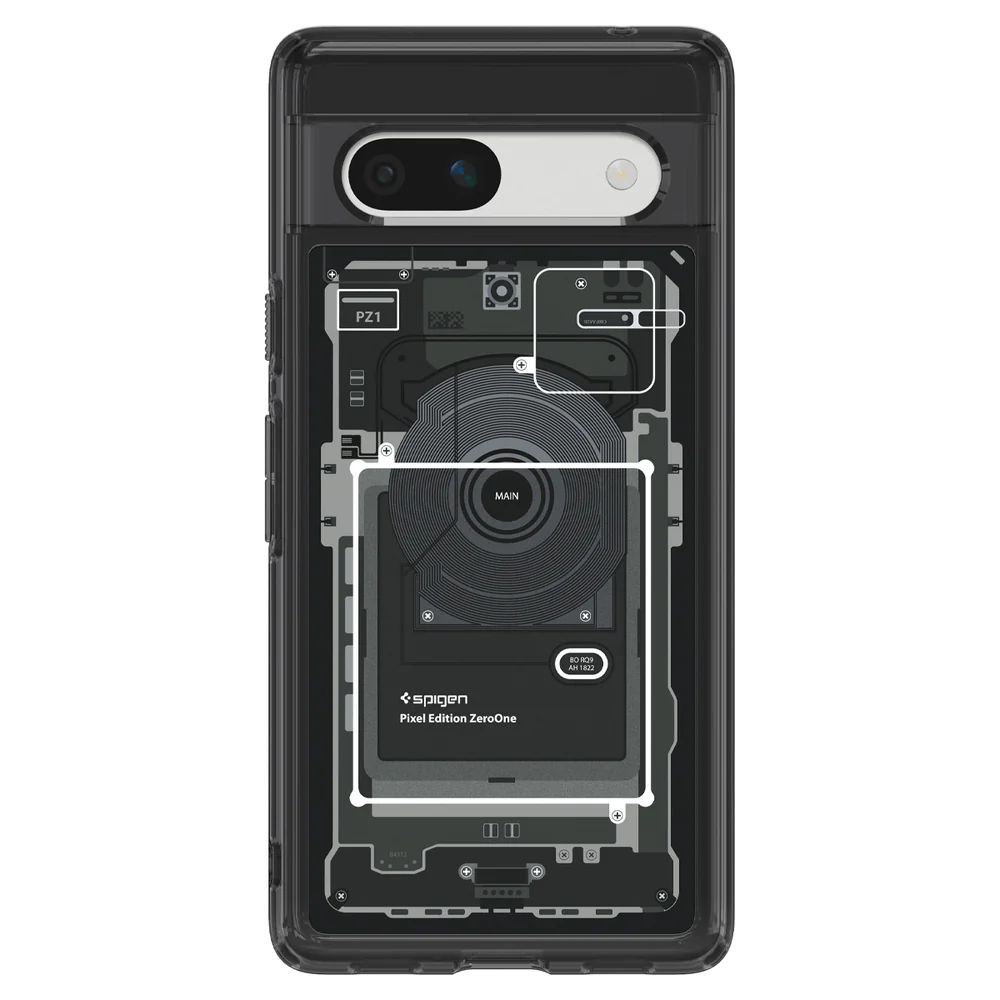 Spigen Pixel 7a Case Ultra Hybrid Zero One Black