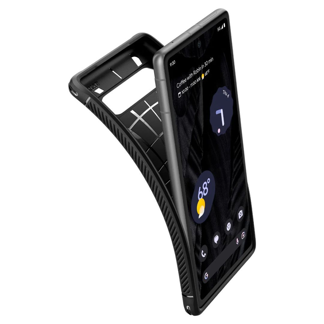 Spigen Pixel 7a Case Rugged Armor Black