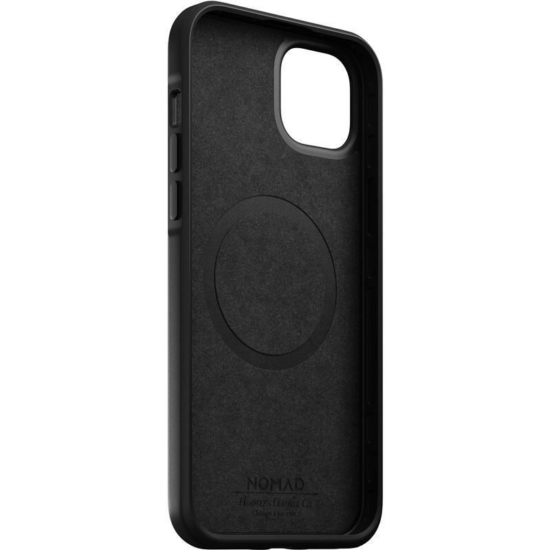 Nomad Modern Leather MagSafe Case, black - iPhone 14 Plus