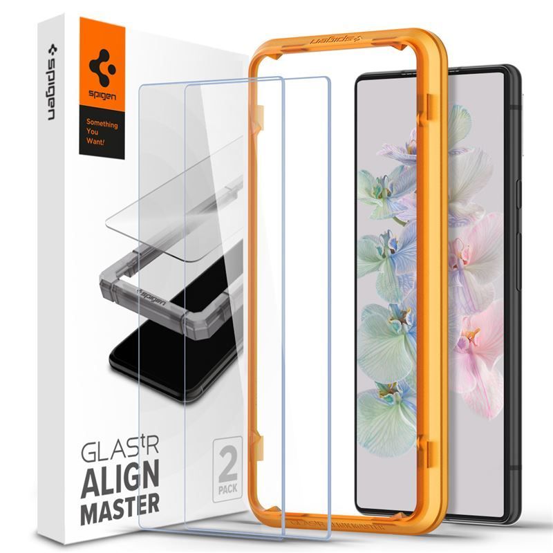 Spigen Glass AlignMaster 2 Pack, clear - Google Pixel 7