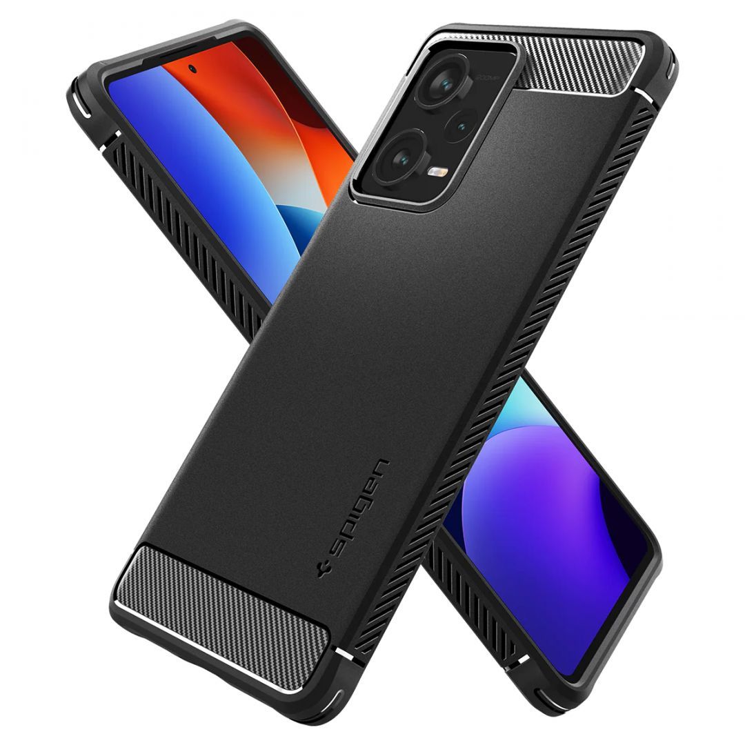 Spigen Rugged Armor, black - Xiaomi Redmi Note 12 Pro+ 5G