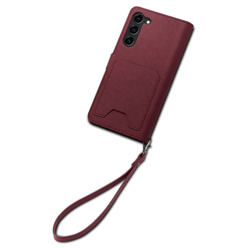 Spigen Wallet S Plus, burgundy - Samsung Galaxy S23+