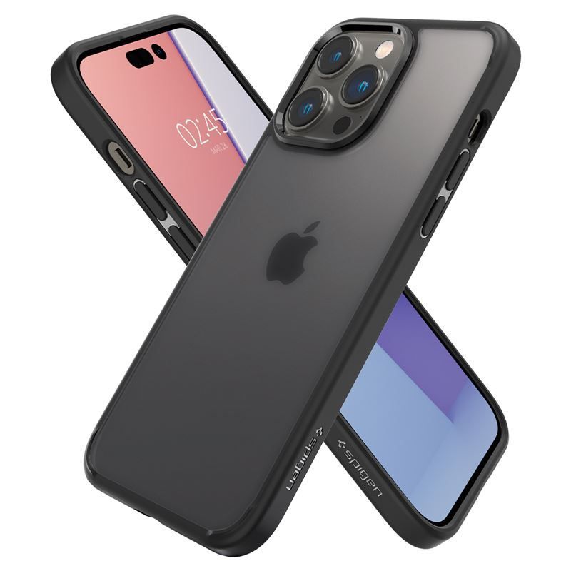 Spigen Ultra Hybrid, frost black - iPhone 14 Pro