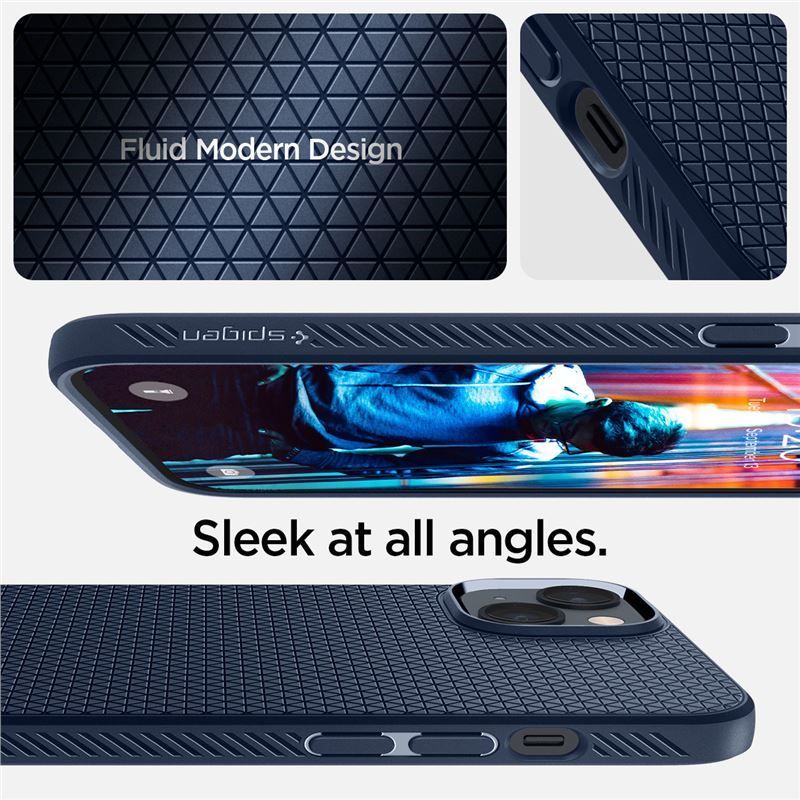 Spigen Liquid Air, navy blue - iPhone 14 Plus