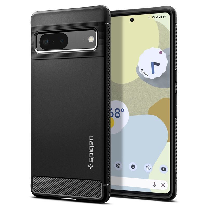 Spigen Rugged Armor, black - Google Pixel 7