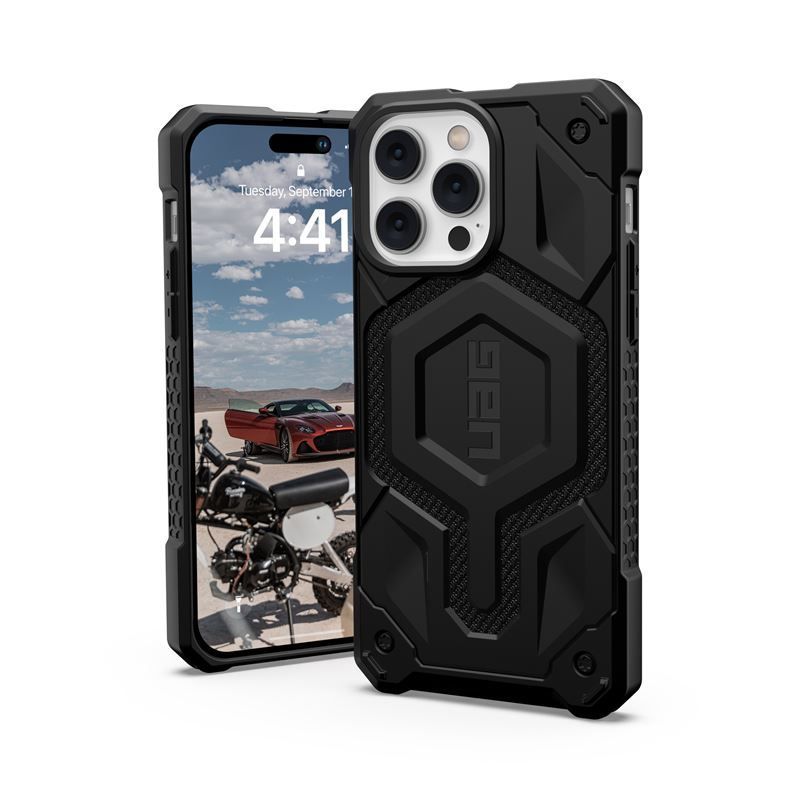 UAG Monarch Pro Kevlar MagSafe, kevlar black - iPhone 14 Pro Max