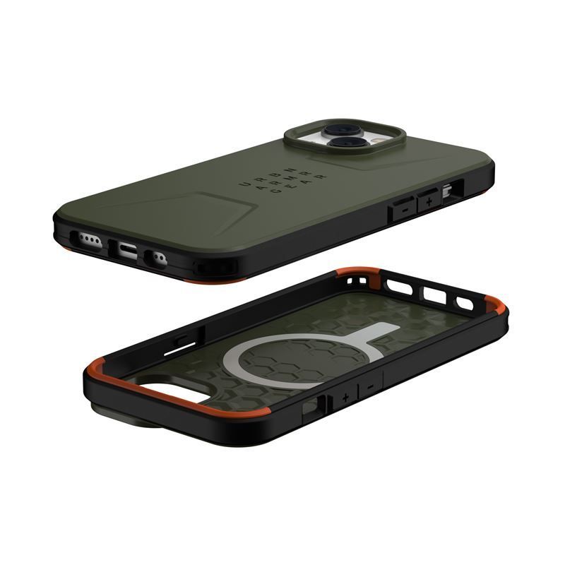 UAG Civilian MagSafe, olive - iPhone 14