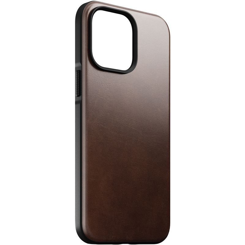 Nomad Modern Leather MagSafe Case, brown - iPhone 14 Pro Max