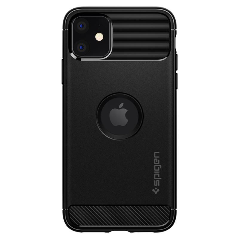 Spigen Rugged Armor, black - iPhone 11