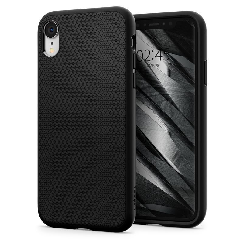 Spigen Liquid Air, black - iPhone XR