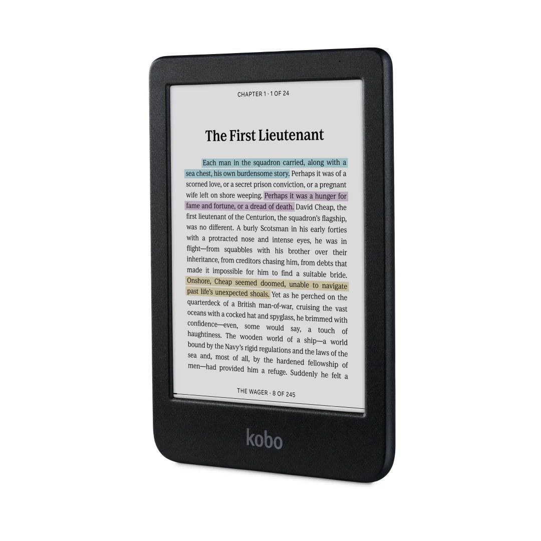 Kobo Clara Colour 6" E-book olvasó 16GB Black