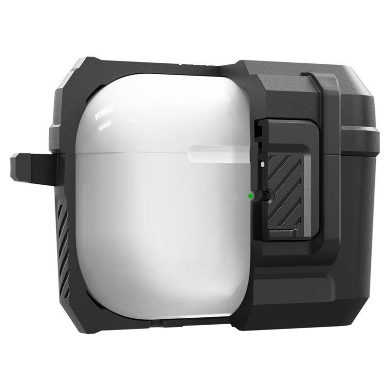 Spigen Lock Fit, matte black - AirPods Pro 2