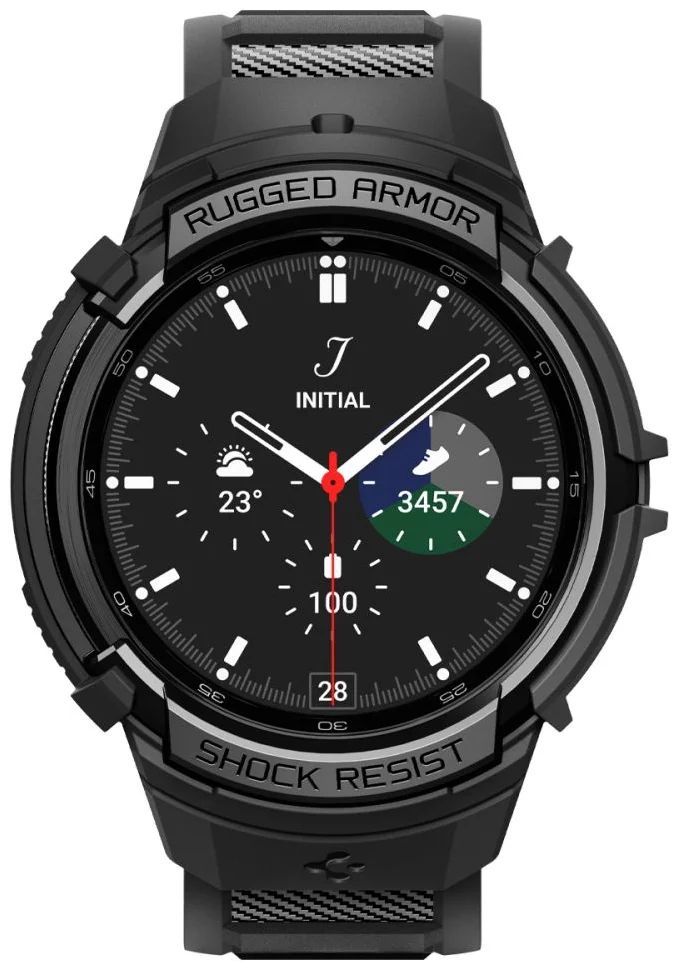 Spigen Rugged Armor Pro Samsung Galaxy Watch6 Classic 43mm Black