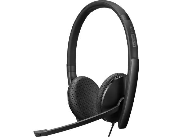 Lenovo Wired VOIP UC Headset Black