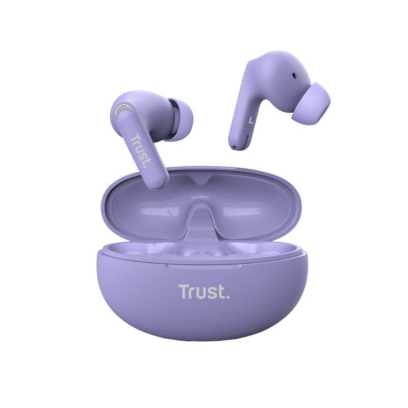 Trust Yavi Bluetooth ENC earbuds Purple