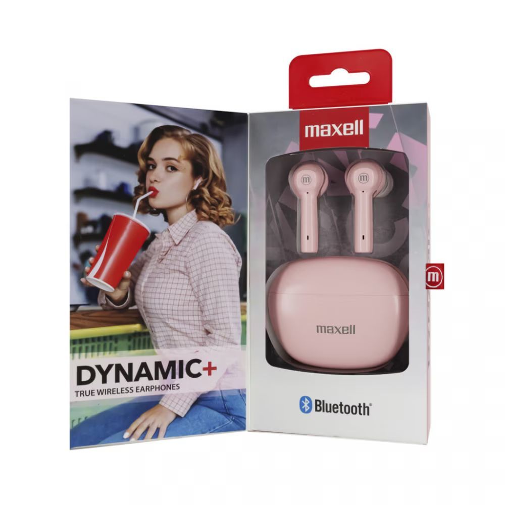 Maxell Dynamic+ Bluetooth Headset Pink