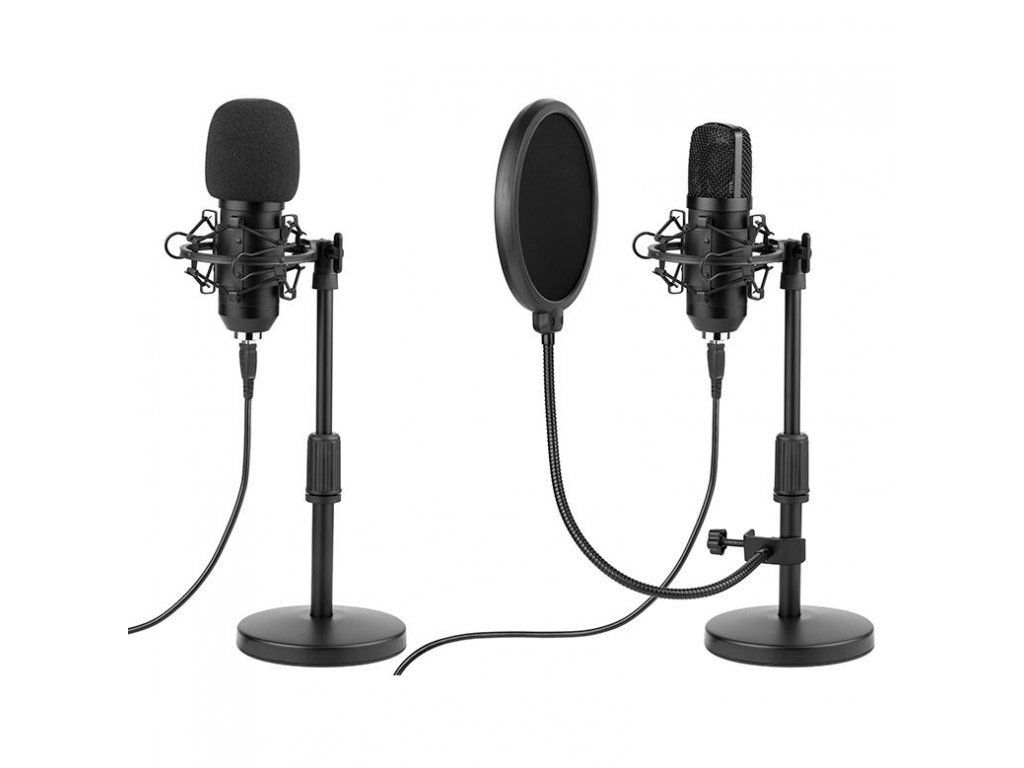 Tracer Premium Pro Microphone Set Black