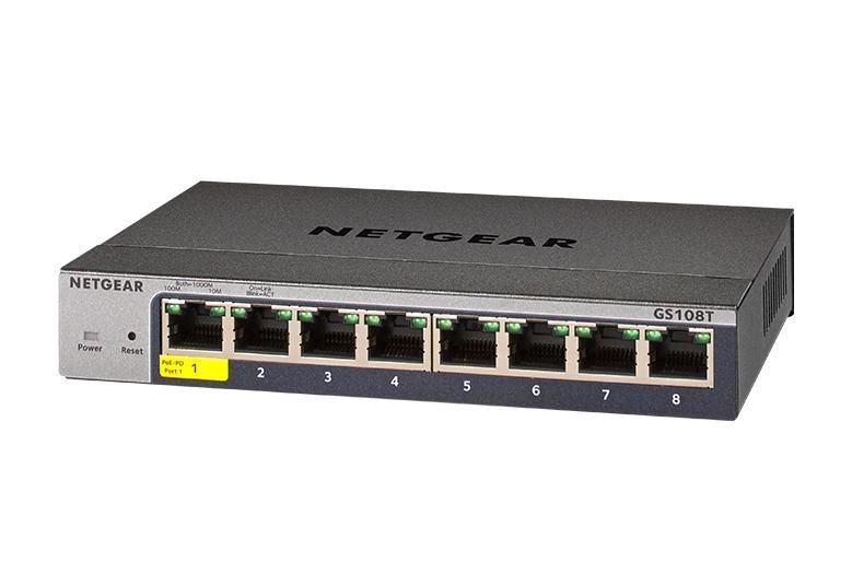 Netgear GS108T-300PES 8-Port Smart Managed Pro Switch