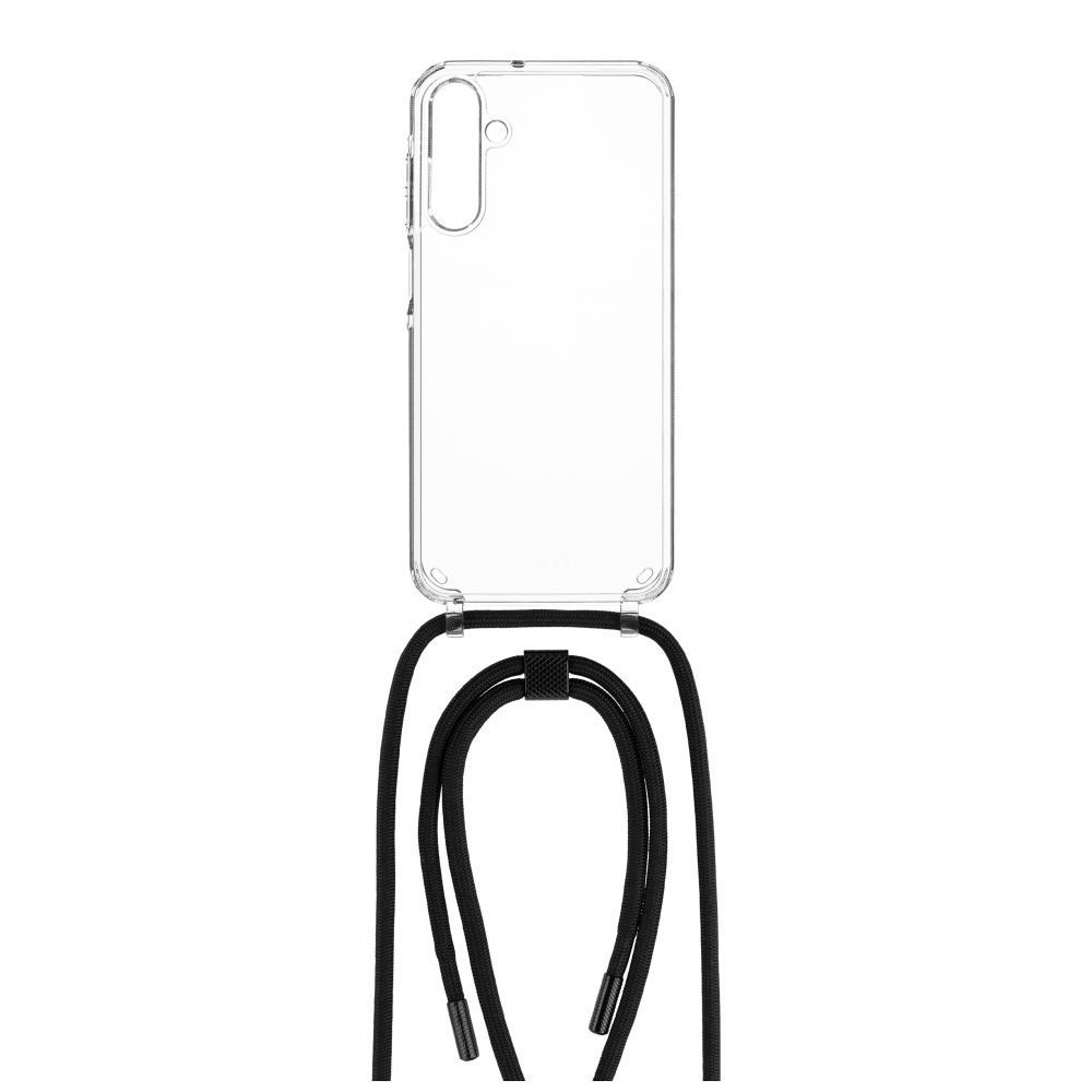 FIXED Pure Neck nyakba akasztahtó TPU gél tok Samsung Galaxy A15/A15 5G fekete FIXPUN-1259-BK