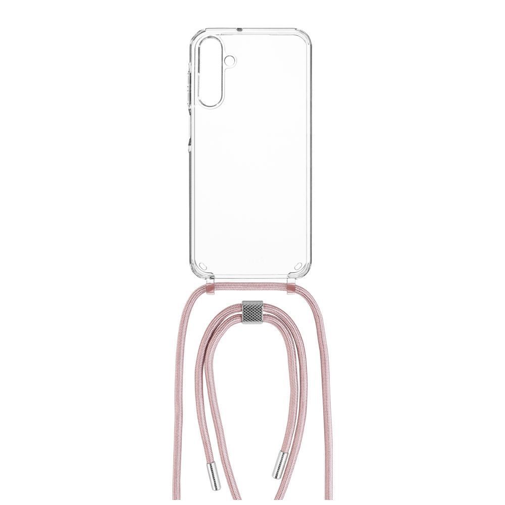 FIXED Pure Neck nyakba akasztahtó TPU gél tok Samsung Galaxy A15/A15 5G Pink FIXPUN-1259-PI