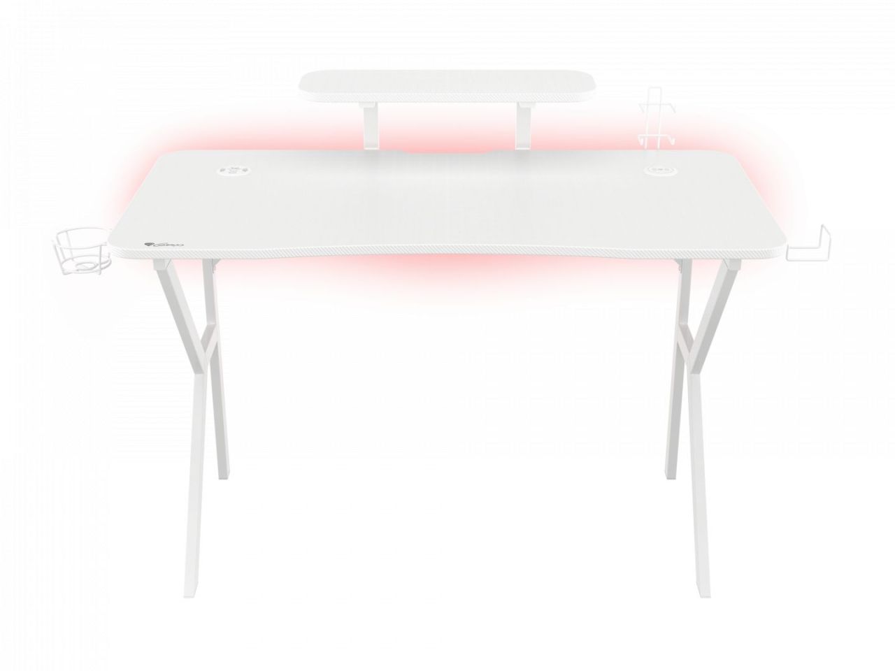 Genesis Holm 320 Gaming Desk White