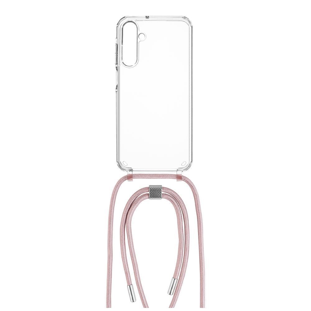 FIXED Pure Neck nyakba akasztahtó TPU gél tok Samsung Galaxy A25 5G Pink FIXPUN-1261-PI