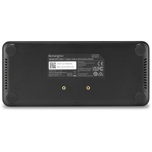 Kensington SD4839P USB-C Docking Station Black