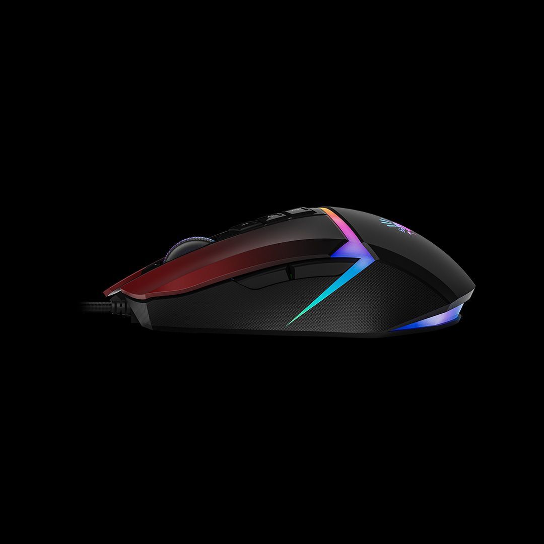 A4-Tech Bloody W60 Max Activated RGB Gaming mouse Gradient Red