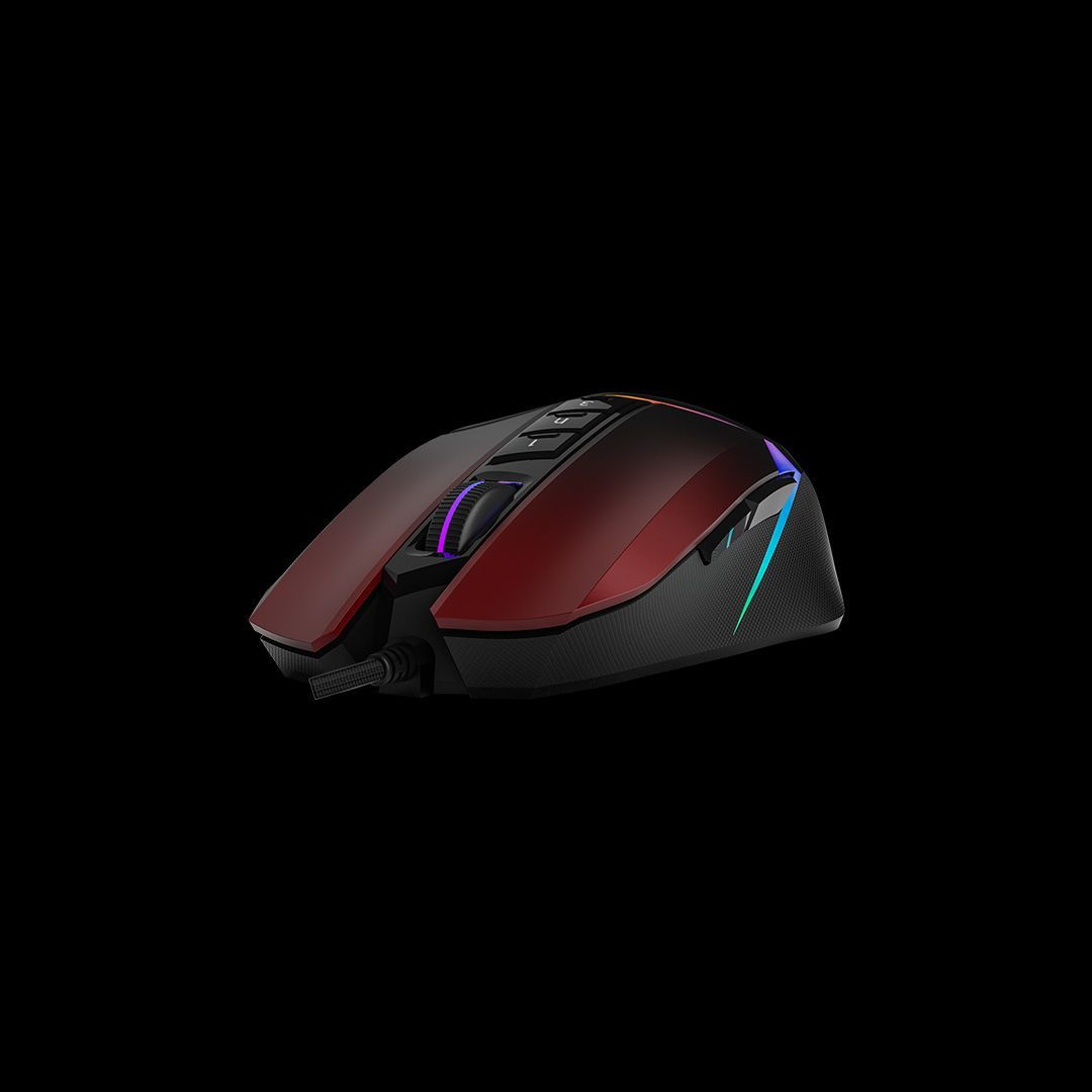 A4-Tech Bloody W60 Max Activated RGB Gaming mouse Gradient Red