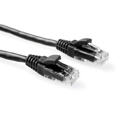 ACT CAT6 U-UTP Patch Cable 1m Black