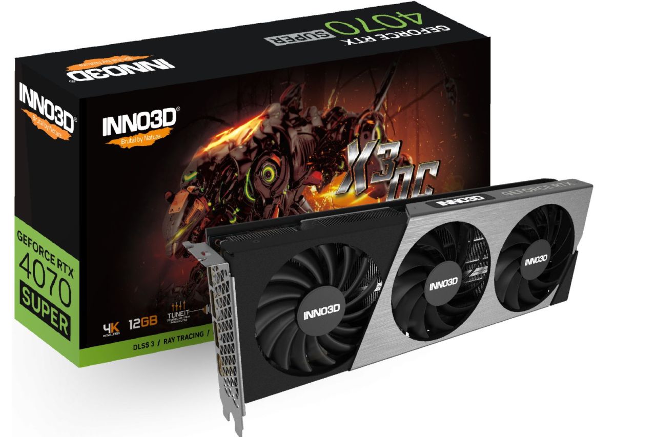 Inno3D GeForce RTX4070 Super 12GB DDR6X X3 OC