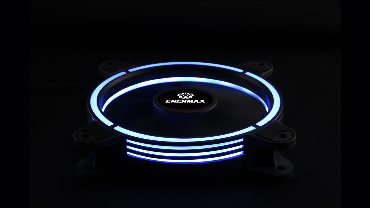 Enermax Intros T.B. RGB Fans with Exclusive 4-ring RGB Visual Effects (1 pack)