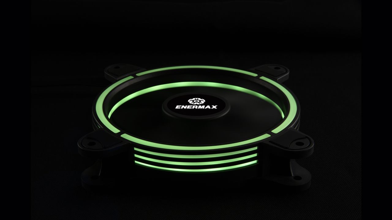 Enermax Intros T.B. RGB Fans with Exclusive 4-ring RGB Visual Effects (1 pack)