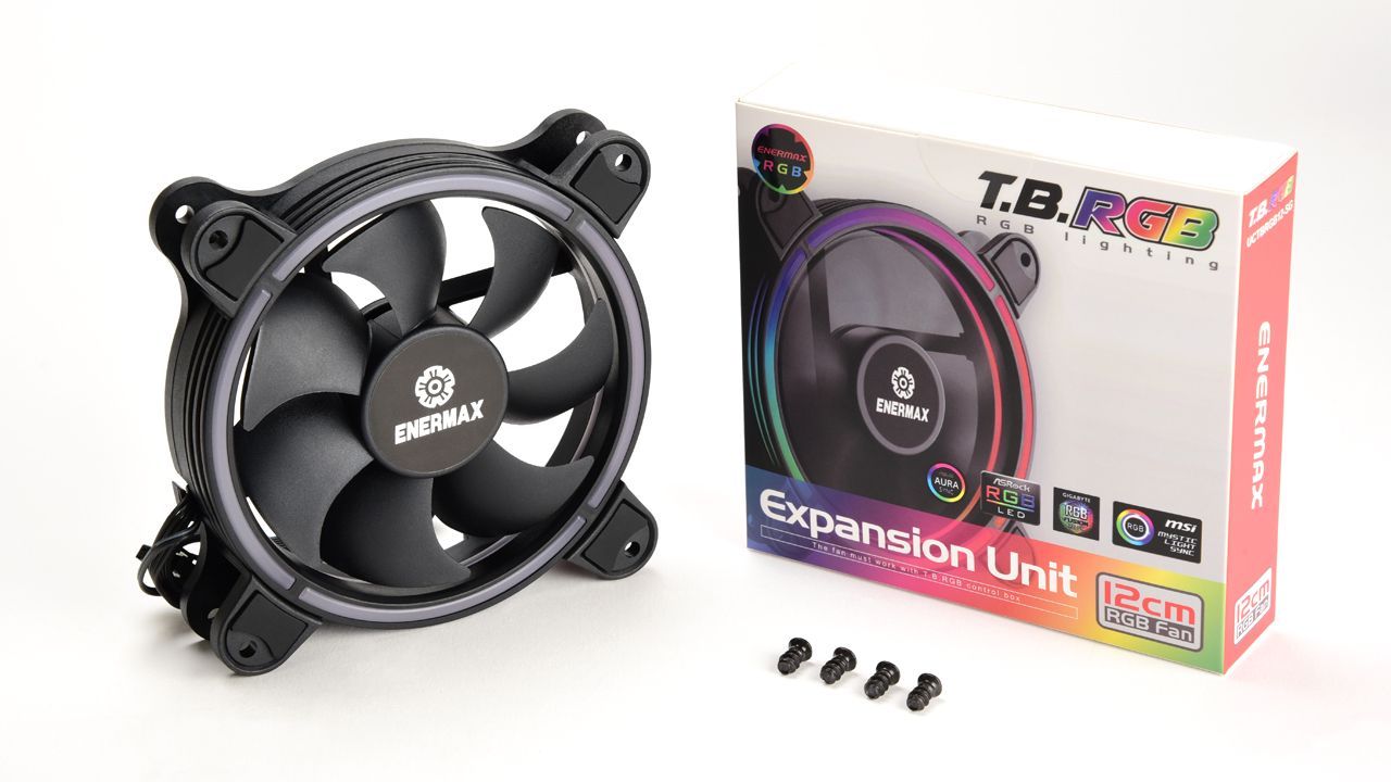 Enermax Intros T.B. RGB Fans with Exclusive 4-ring RGB Visual Effects (1 pack)