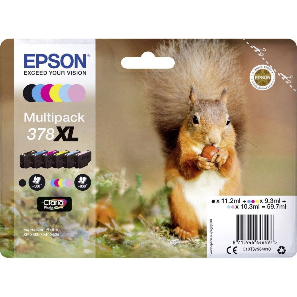 Epson T3798 (378XL) Multipack tintapatron