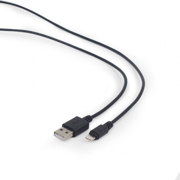 Gembird CC-USB2-AMLM-1M USB data sync and charging 8-pin cable 1m Black