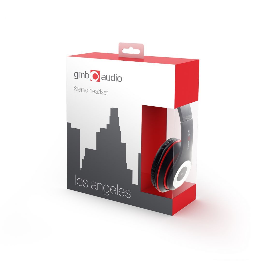 Gembird Los Angeles 2.0 Headset Black