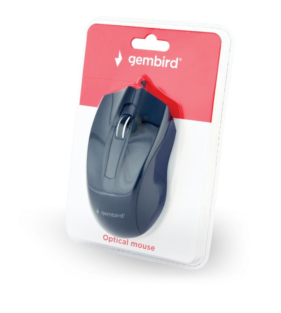 Gembird MUS-3B-01 optical mouse Black