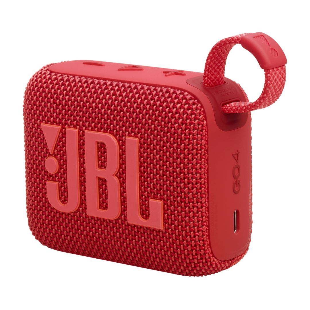 JBL Go 4 Ultra-Portable Bluetooth Speaker Red