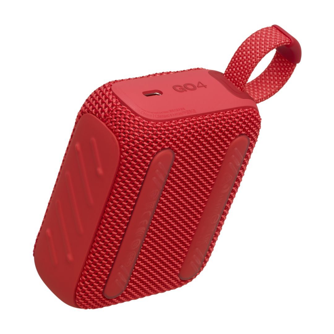 JBL Go 4 Ultra-Portable Bluetooth Speaker Red