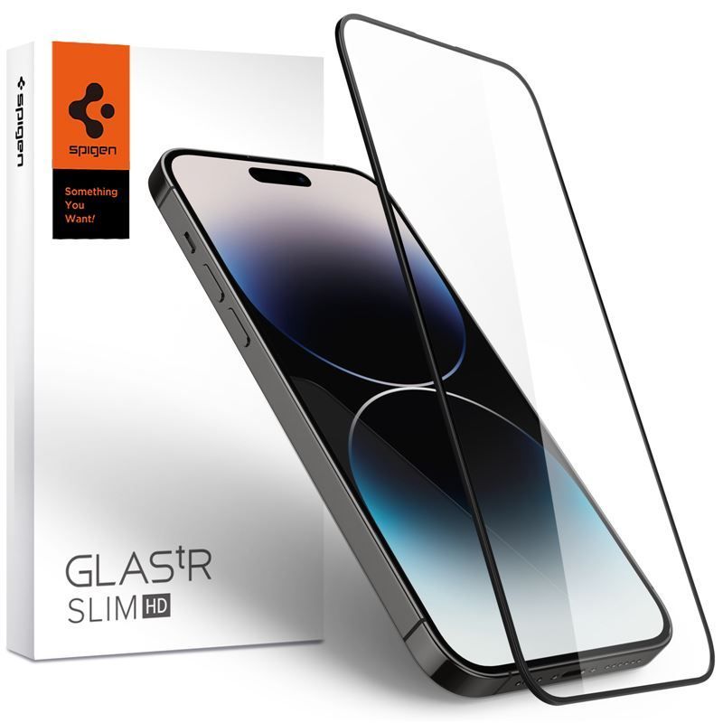 Spigen tR Slim HD 1 Pack, FC black - iPhone 14 Pro Max