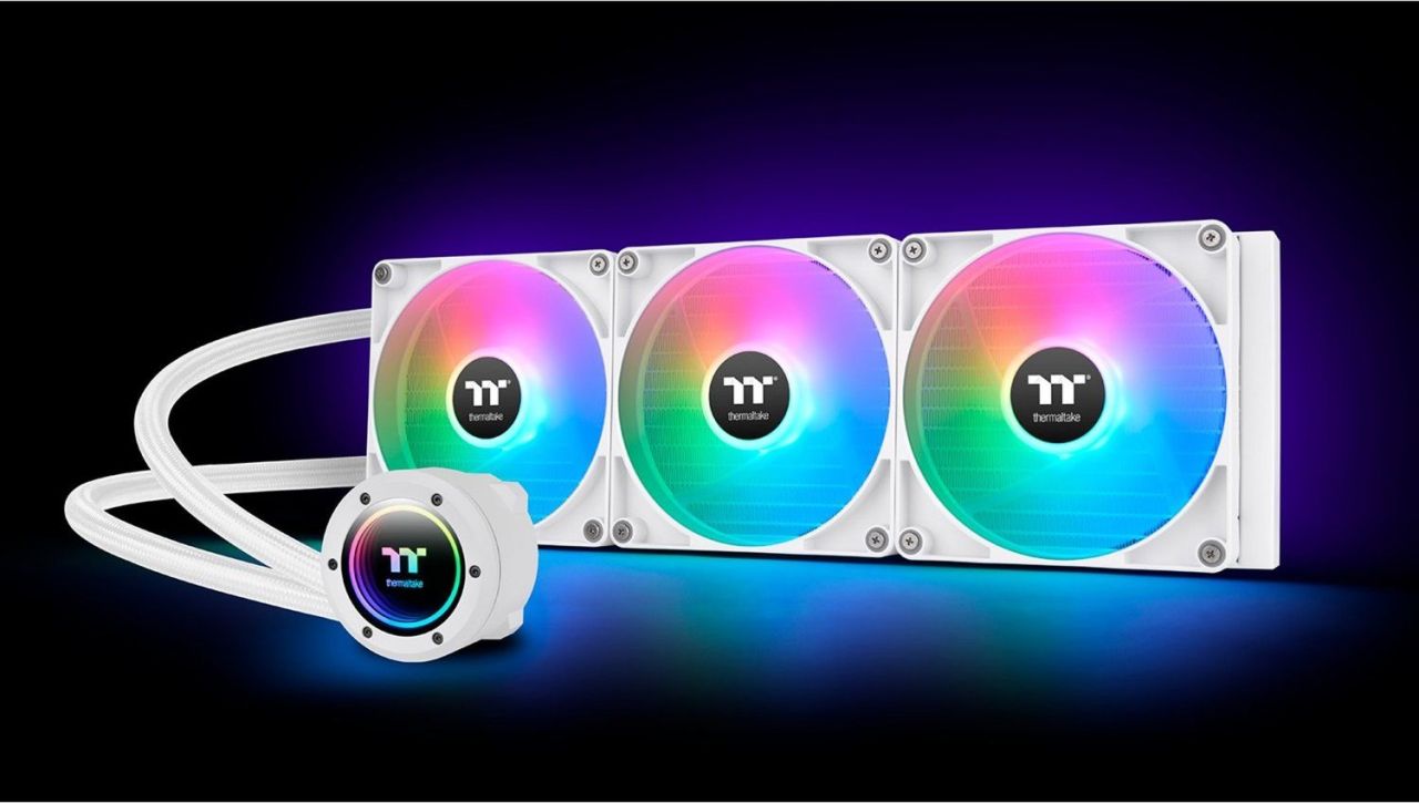 Thermaltake TH420 V2 ARGB Sync All In One Liquid Cooler Snow Edition